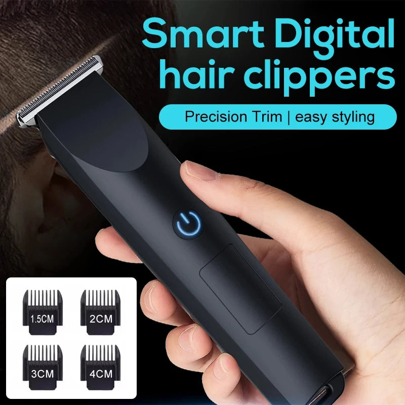 👍 Tondeuse Électrique USB Réglable – Coupe Cheveux & Barbe Précise